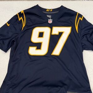 Chargers NFL Navy Joey Bosa jersey with Number 97